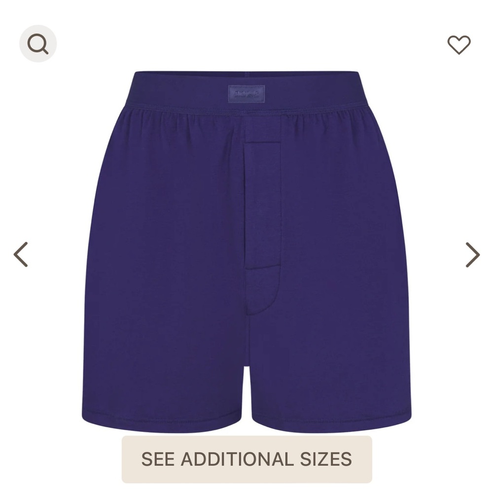 Skims boyfriend shorts